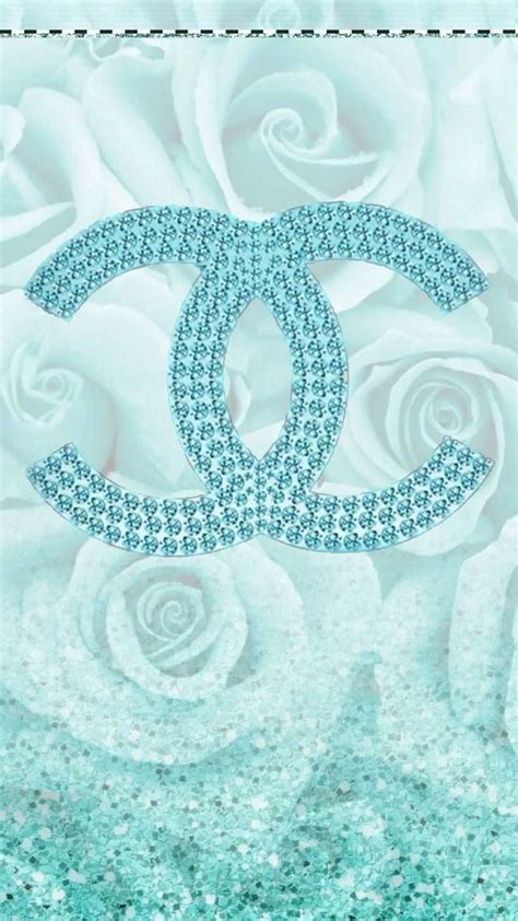 Coco Chanel blue wallpaper